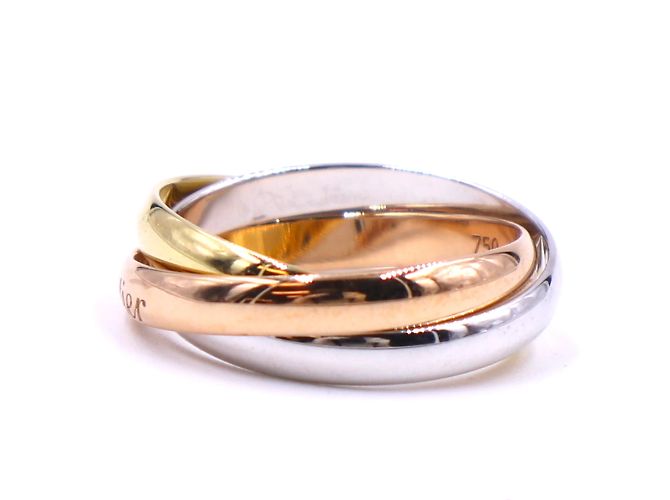 Love Cartier Tricolor 18k Trinity Ringgröße 49 - vista 3