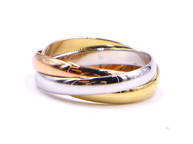 Love Cartier Tricolor 18k Trinity Ringgröße 49 - vista 4