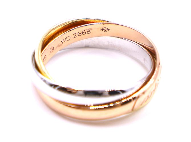 Love Cartier Tricolor 18k Trinity Ringgröße 49 - vista 8