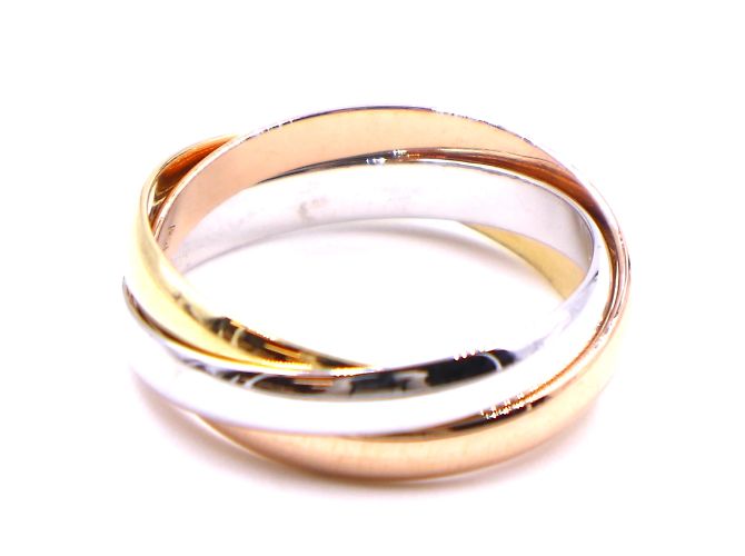 Love Cartier Tricolor 18k Trinity Ringgröße 49 - vista 9