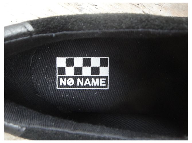Creepers No Name neri in pelle di cervo taglia 39 Nero - vista 6