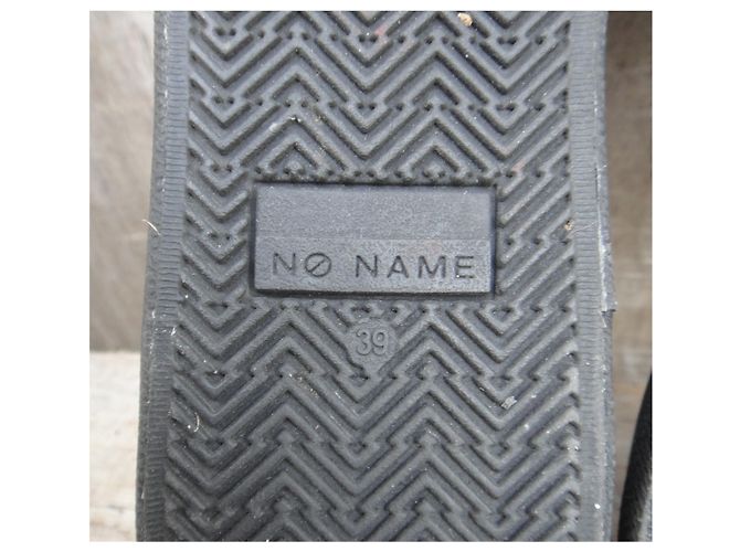 Creepers No Name neri in pelle di cervo taglia 39 Nero - vista 7
