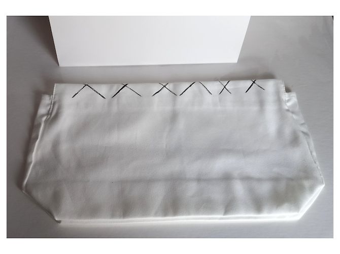 Chanel. Neuer Staubbeutel, Tasche zur Aufbewahrung einer Handtasche, Oder andere... Aus weiß - Ansicht 4