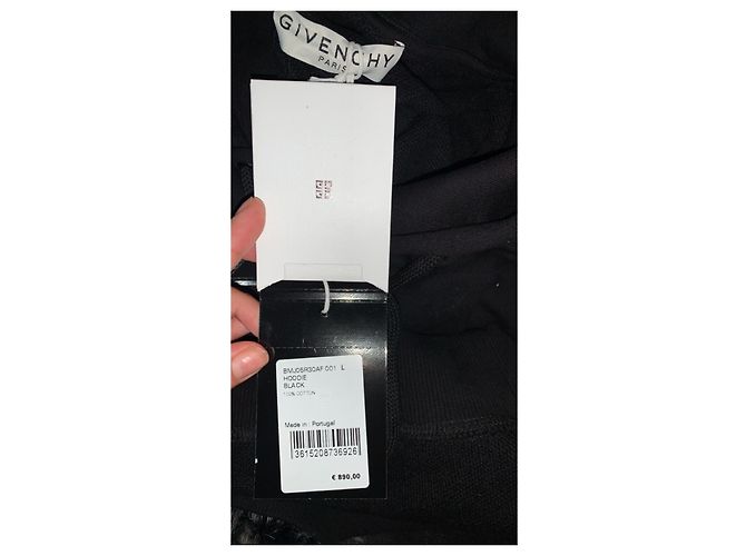 Pull Givenchy en coton noir Taille L - vue 5