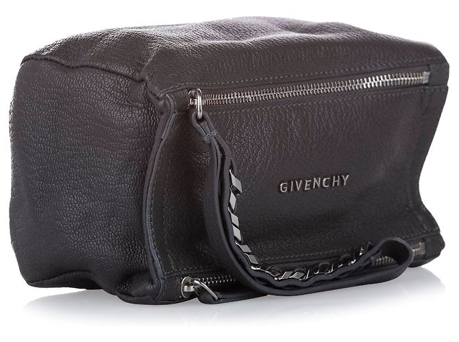 Pochette in pelle Pandora grigia Givenchy - vista 2