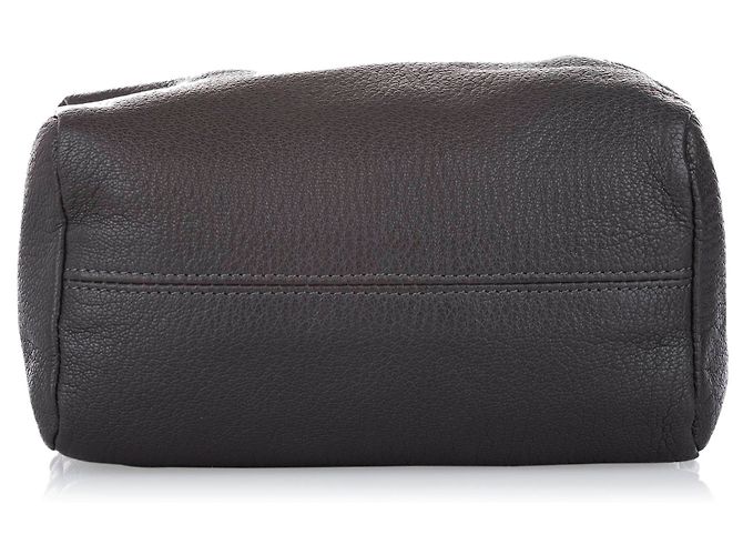 Pochette in pelle Pandora grigia Givenchy - vista 5