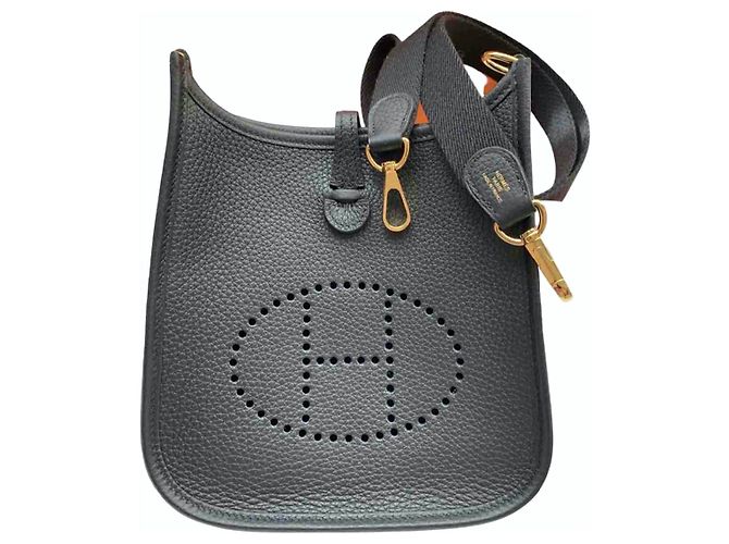 Evelyne Hermès Handtaschen Schwarz Gold hardware - Ansicht 3