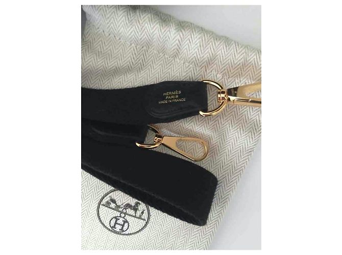 Evelyne Hermès Handtaschen Schwarz Gold hardware - Ansicht 5