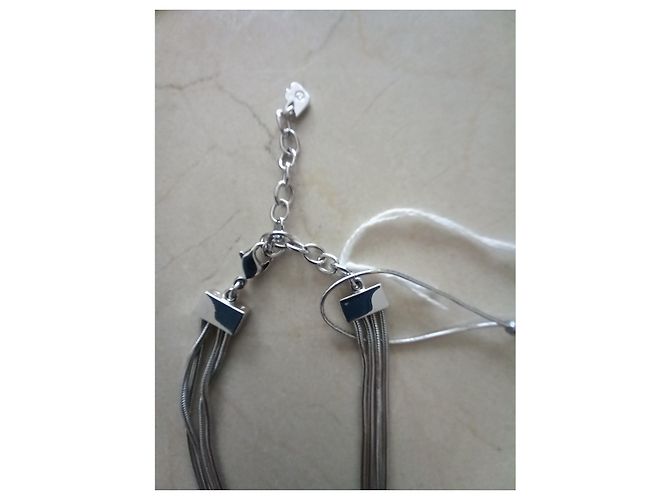 Swarovski Collana con Pendente in Cristallo Argento - vista 4