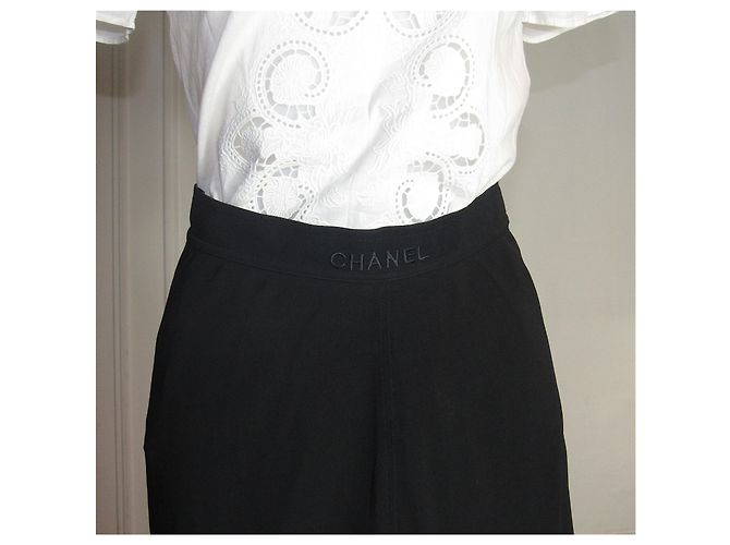 Falda asimétrica negra Chanel Negro - vista 2