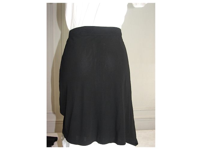 Falda asimétrica negra Chanel Negro - vista 3