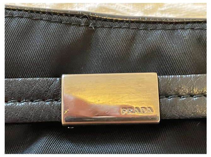 Prada Lederhandschuhe Schwarz Kaschmir - Ansicht 2
