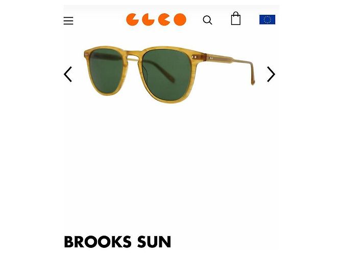 Garrett Leight Brooks Sunglasses Light Brown Wool - view 4