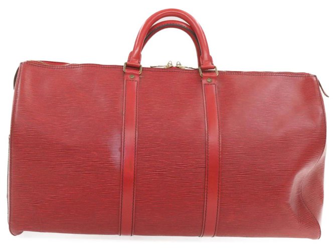 Louis Vuitton Keepall 50 Rosso - vista 2