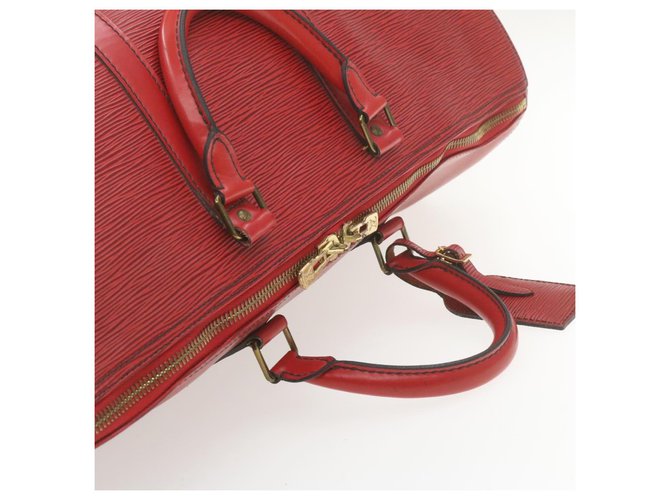 Louis Vuitton Keepall 50 Rosso - vista 4