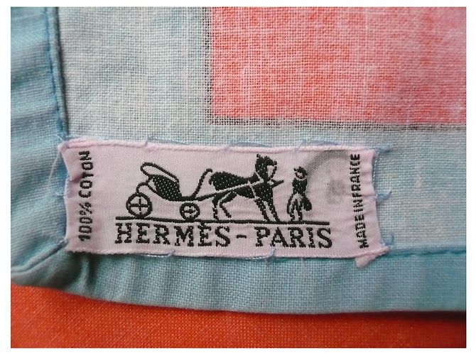 Hermès HERMES Vintage Baumwolle Pareo Mehrfarben - Ansicht 6