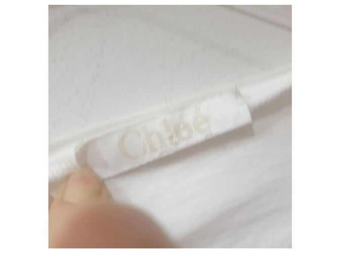 Chloé besticktes Blusenhemd Weiß - Ansicht 3