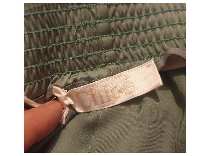 Calça nova verde chloé - vista 3