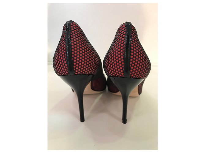 Décolleté Jimmy Choo in pelle rosso - vista 3