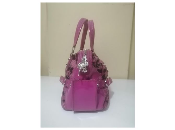 Borsa a mano Just Cavalli Fuschia Vernice - vista 2