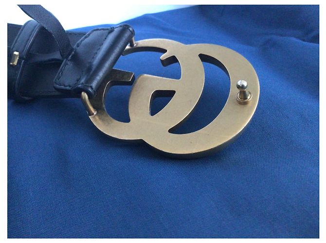 Marmont Gucci Cinturón con hebilla maciza - vista 3
