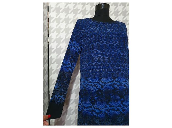 Michael Kors Kleid Blau Mehrfarbig Mehrfarben - Ansicht 2