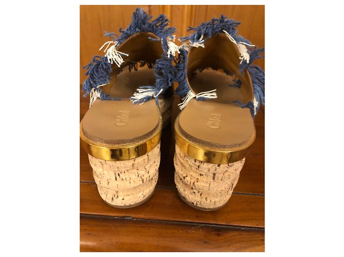 Chloé Mules compensées - vue 3