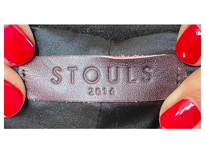 Falda Stouls de piel de ciervo negra Negro - vista 5