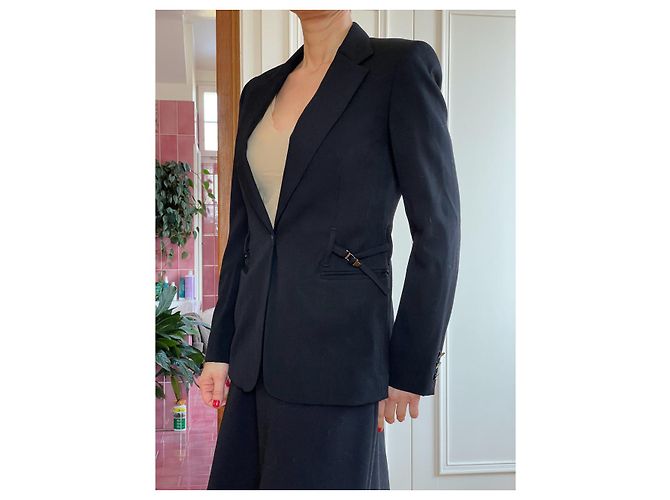Gucci Black Wool Jacket 40 IT - view 2