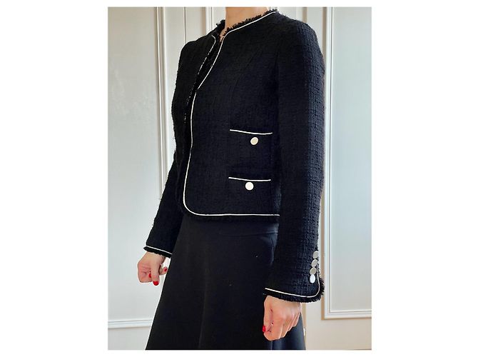 Bally Door Wolljacke Schwarz - Ansicht 2