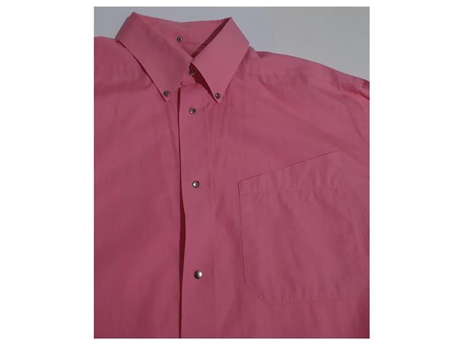 Camicia Thierry Mugler in cotone rosa - vista 2