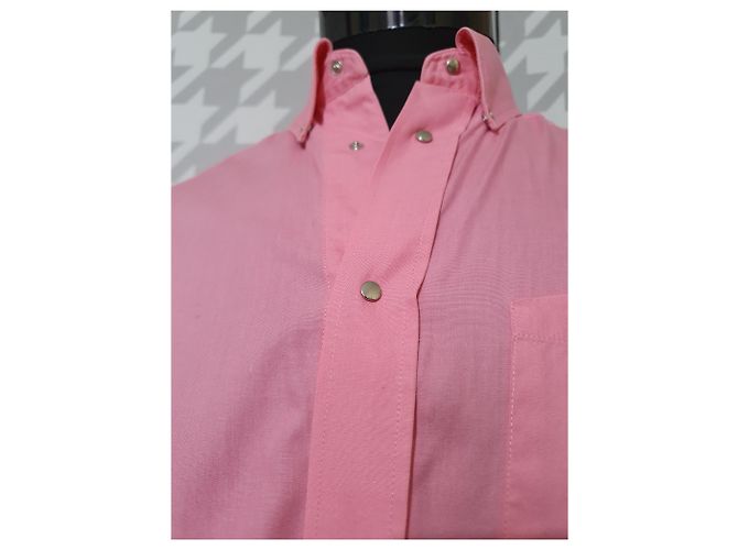 Camicia Thierry Mugler in cotone rosa - vista 5