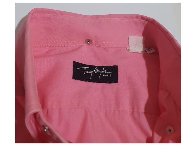 Camicia Thierry Mugler in cotone rosa - vista 6