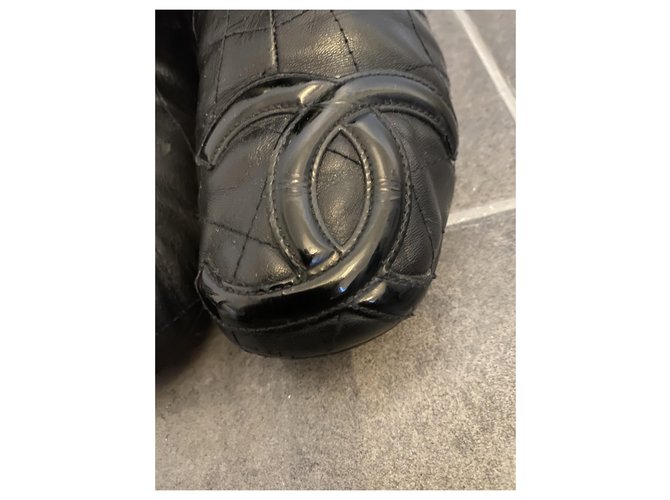 Cambon Chanel Stiefel Schwarz - Ansicht 6