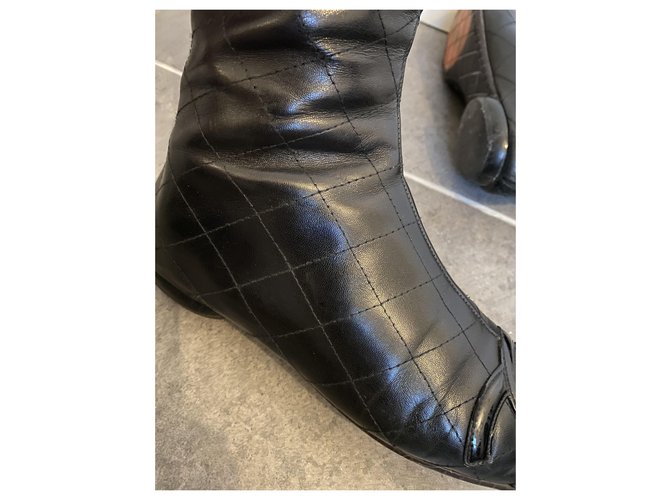 Cambon Chanel Stiefel Schwarz - Ansicht 7