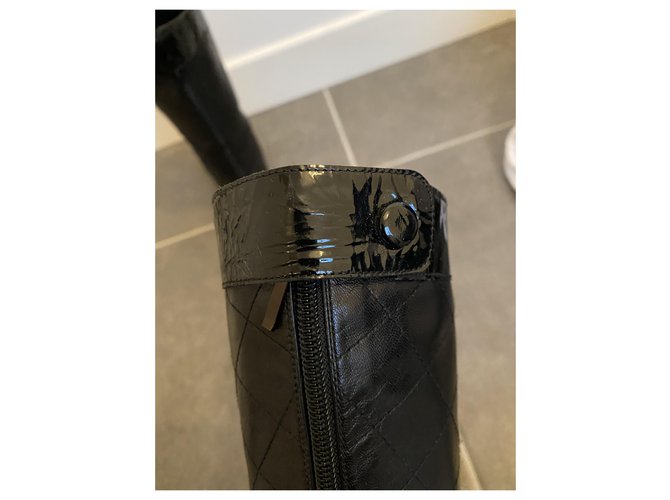 Cambon Chanel Stiefel Schwarz - Ansicht 8