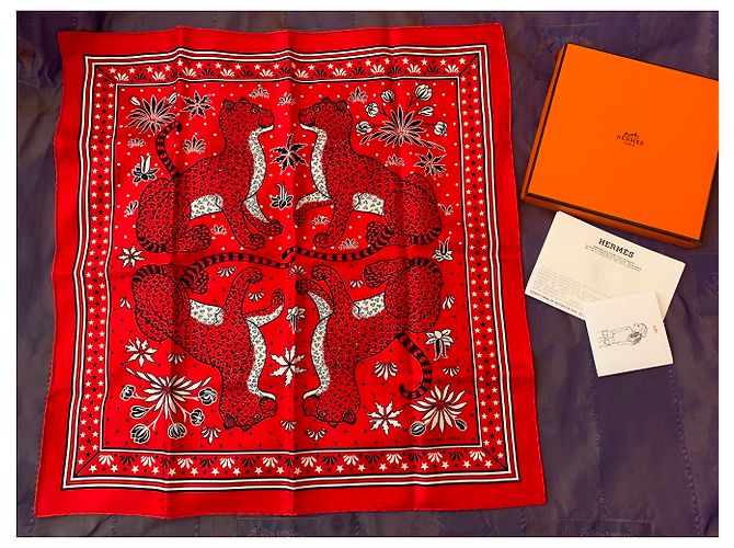 Hermès Leopards Red - view 7