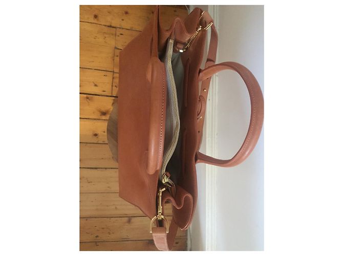 Mansur Gavriel Bolsa de sol cammello - vista 5