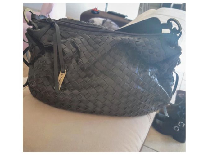 Lancel borsa in pelle marrone Marrone scuro - vista 3