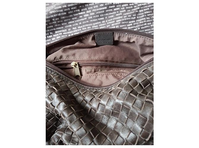 Lancel borsa in pelle marrone Marrone scuro - vista 4