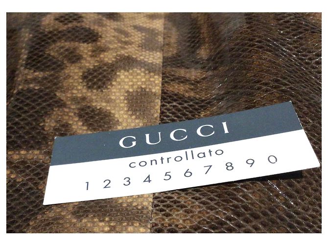 Gucci Bolsa de pele de cobra - vista 3