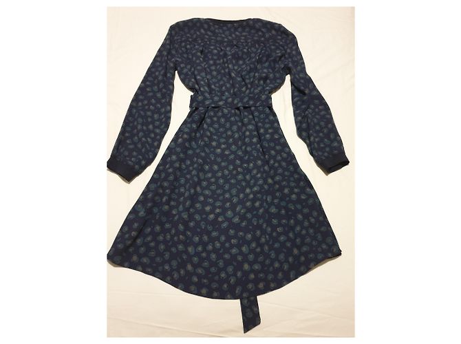 Kleid - Comptoir Des Cotonniers. Marineblau - Ansicht 2