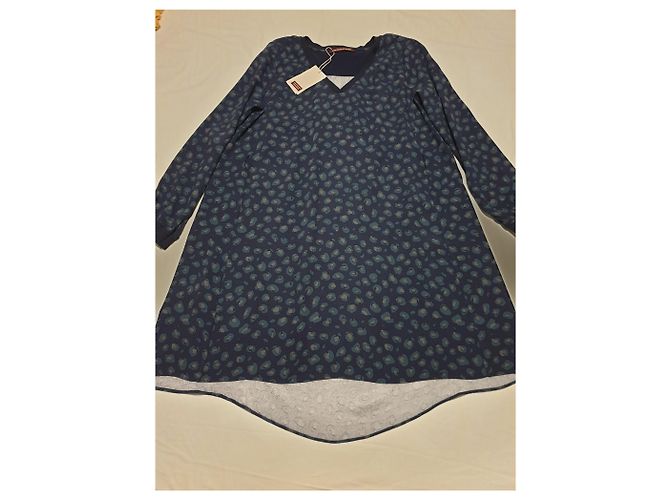 Kleid - Comptoir Des Cotonniers. Marineblau - Ansicht 5