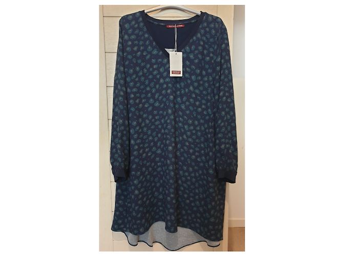 Kleid - Comptoir Des Cotonniers. Marineblau - Ansicht 7