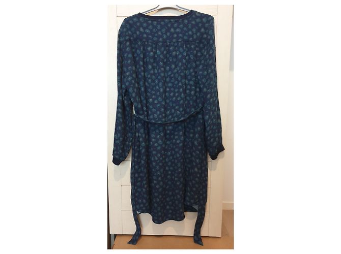 Kleid - Comptoir Des Cotonniers. Marineblau - Ansicht 9