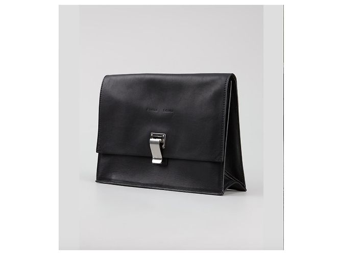 Pochette Proenza Schouler PS1 in pelle nera Nero - vista 2