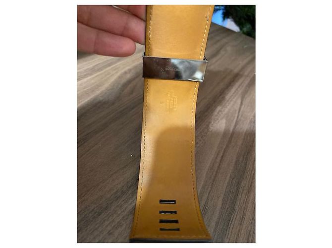 Hermès Pulsera Collier de chien Beige - vista 3
