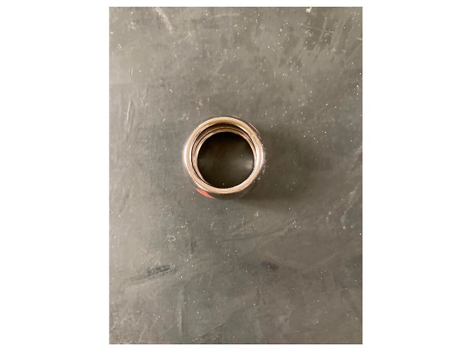 Chanel CC Logo Emaille Herzband Silber Hardware - Ansicht 2
