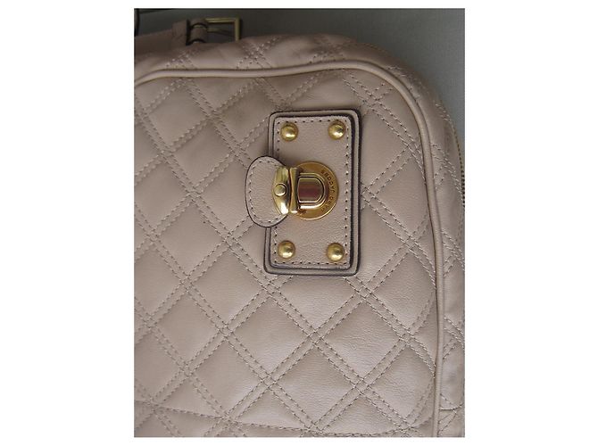 Borsa Marc Jacobs in pelle beige - vista 5