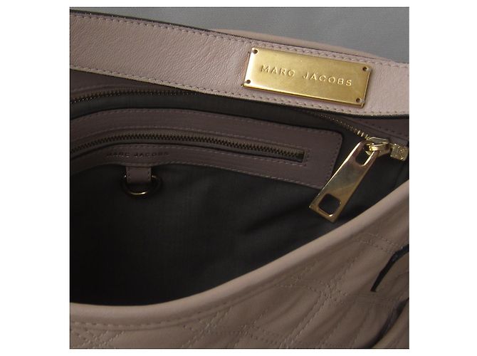 Borsa Marc Jacobs in pelle beige - vista 8